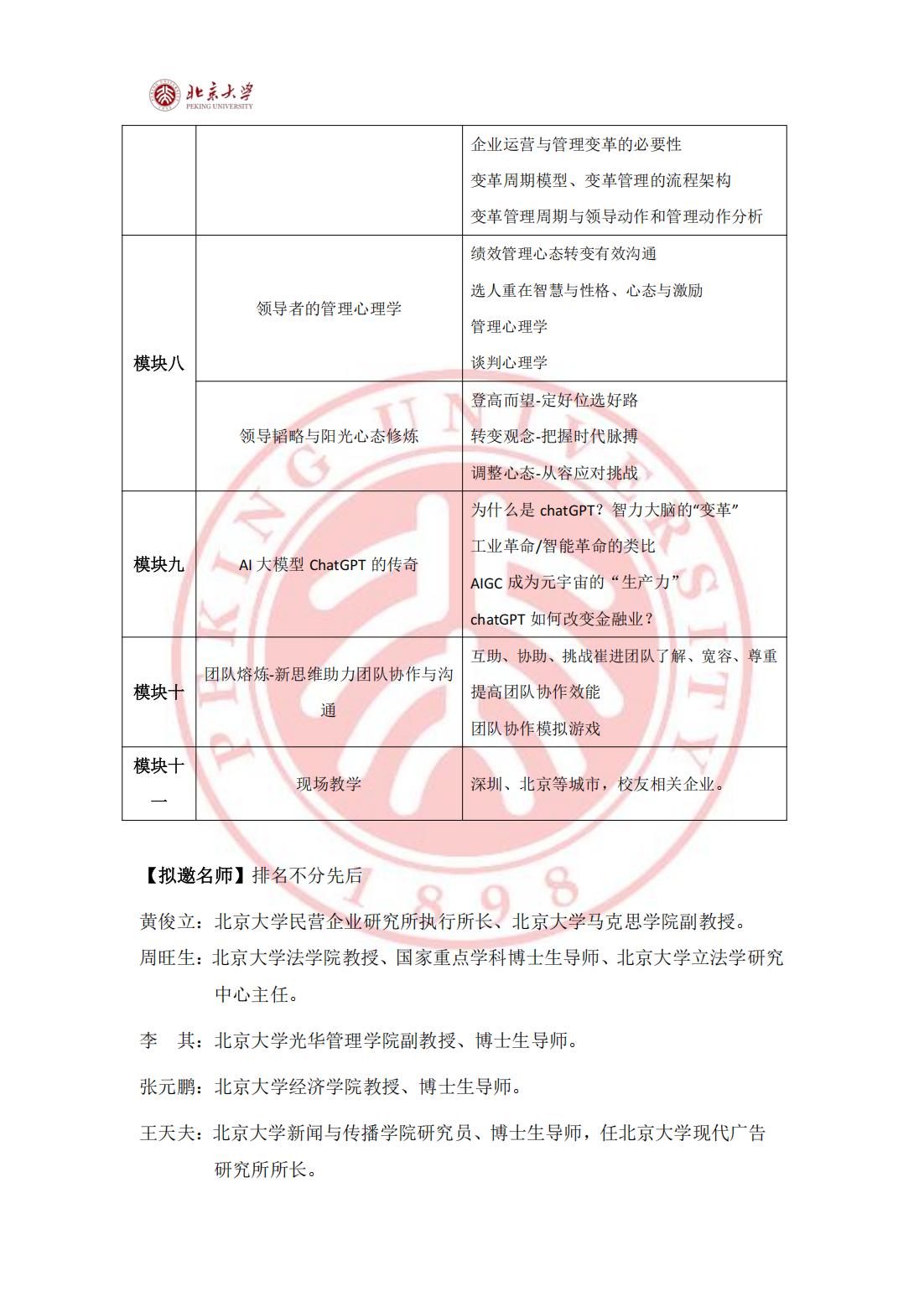 北京大学新时代企业工商管理高级研修班(图4)