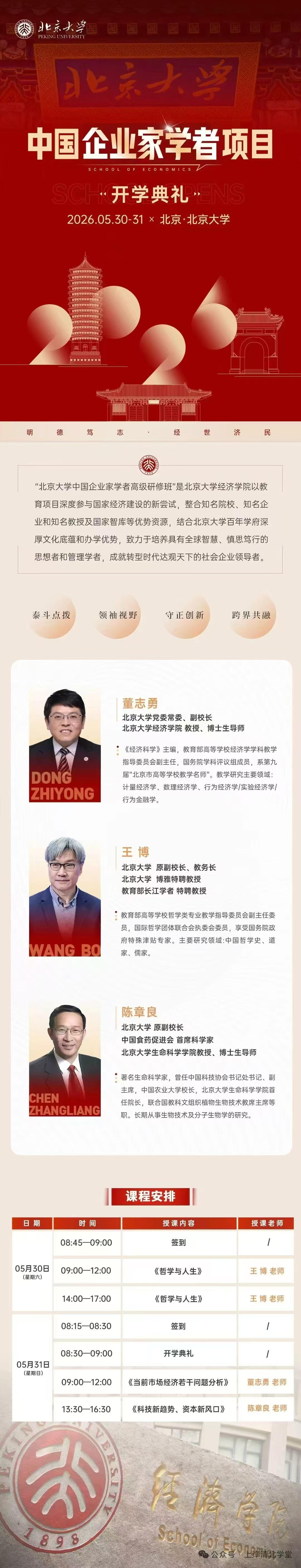 5月北京大学中国企业家学者项目开课通知(图1)