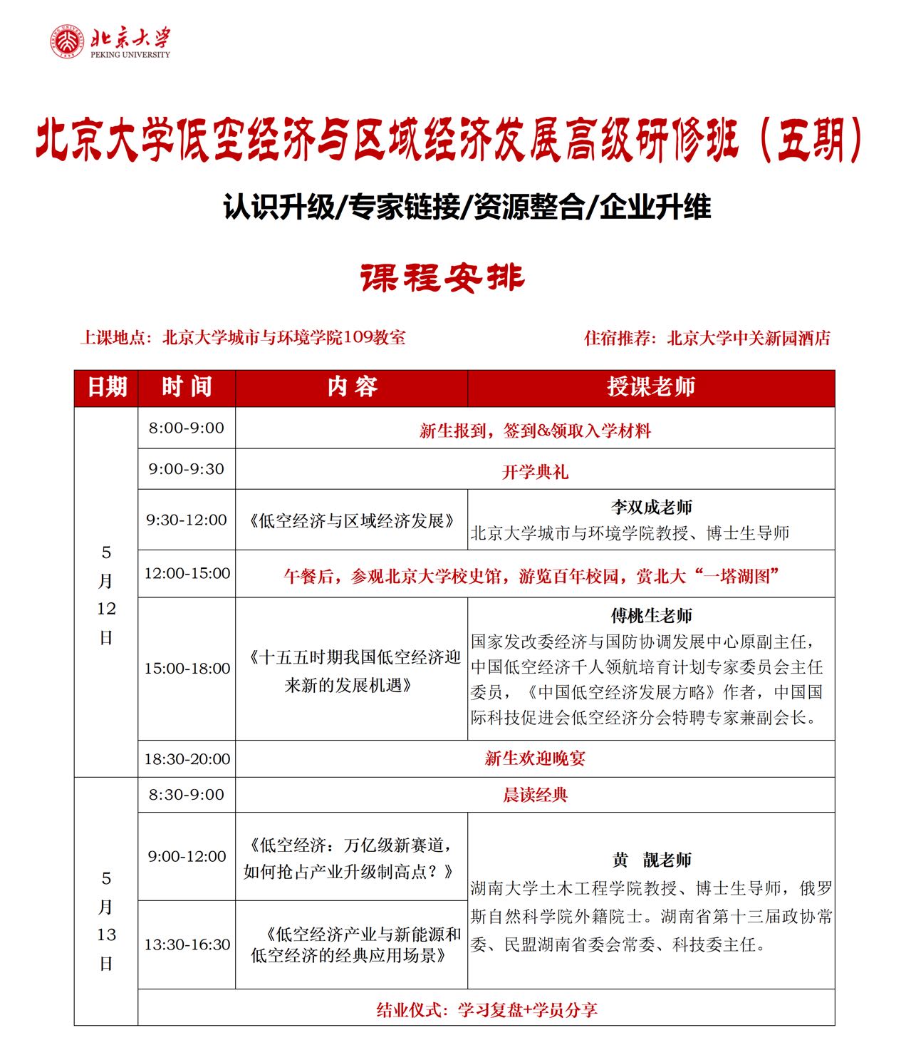 5月北京大学低空经济班开课通知(图1)